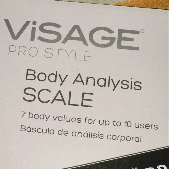 BNIB》Visage Pro Style ☆ Body Analysis Smart Scale- 7 Body Values up to 10 Users - Picture 2 of 6